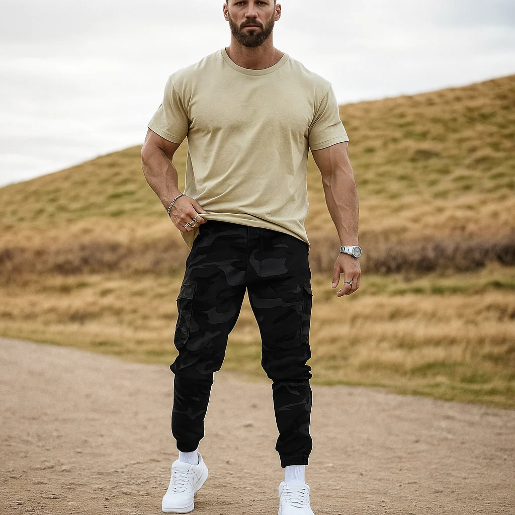 Pantalones de camuflaje de alta calidad para hombre